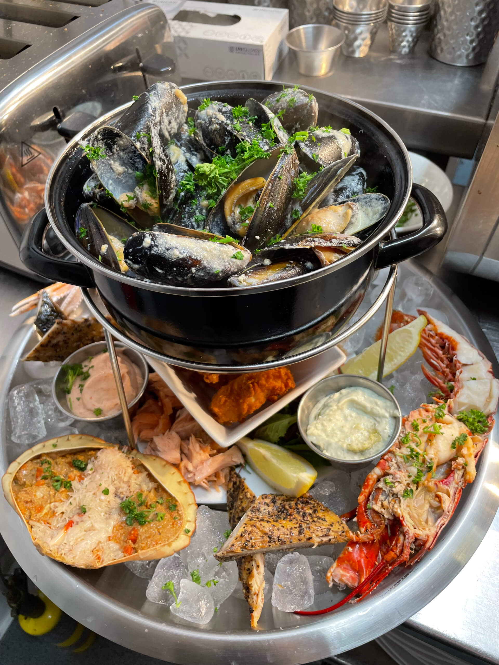 Our Magnificent Seafood Tower for 2!